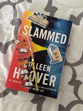 Slammed paperback with handcrafted bookmark by me